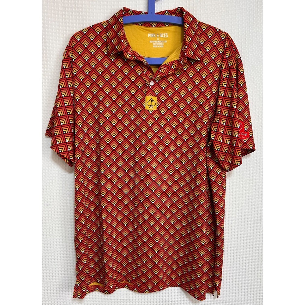 Pins And Aces Golf BMW Schomp Limited Edition Golf Polo Shirt Men's XL v